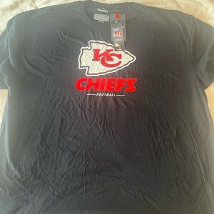 Fanatics Black and Red Chiefs Tee